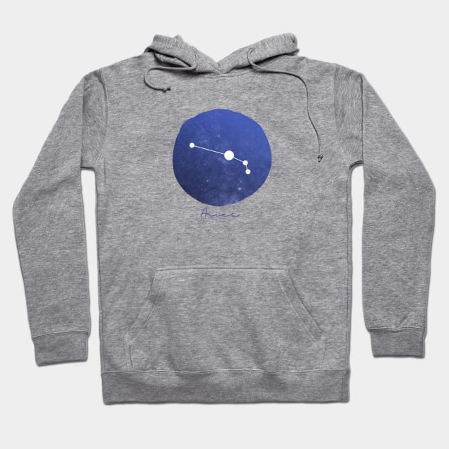 Aries Starry Sky Hoodie by sophiesconcepts